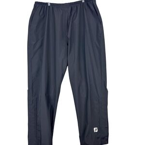 FootJoy DryJoys Pants Mens 2XL Black DJ Light HydroLite Golf Rain Waterproof NWT